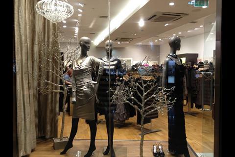 Phase Eight Christmas window display